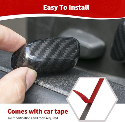 RT-TCZ for Chevy Camaro Seat Switch Button Trim Cover Carbon Fiber for Chevrolet Camaro 2016-2024 Carbon Fiber Interior Accessories 4pcs in Saudi Arabia