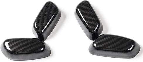 RT-TCZ for Chevy Camaro Seat Switch Button Trim Cover Carbon Fiber for Chevrolet Camaro 2016-2024 Carbon Fiber Interior Accessories 4pcs in Saudi Arabia