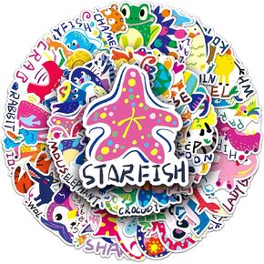 50 قطعة من ملصقات مالارد - تصميمات بطة مالارد ملونة، بولي كلوريد الفينيل الفاخر، قابلة للإزالة وإعادة الاستخدام، لمحبي الطيور المائية (مالاردز) in Kuwait