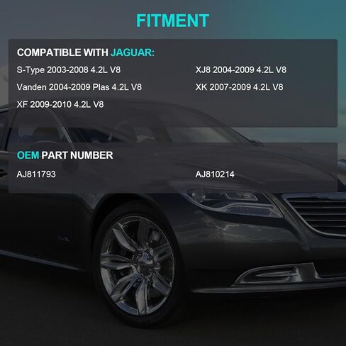 AJ811793 مجموعة مبيت منظم حرارة مبرد المحرك (4.2L V8) لسيارة جاكوار S-Type 2003-2008، Vanden Plas XJ8 2004-2009، XF 2009 2010، XK 2007-2009 AJ810214 in Saudi Arabia