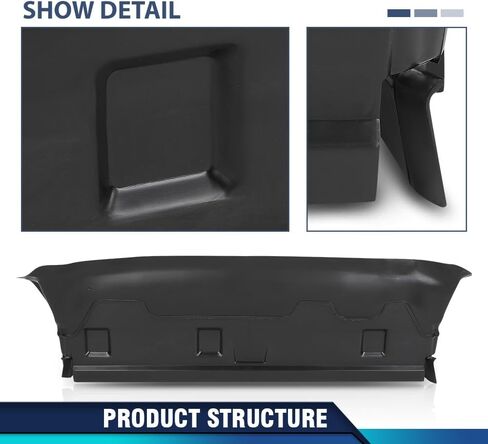 PIT66 Upper Radiator Core Support Deflector Black Compatible with Ford Focus 2012-2014 CP9Z8312B, BM51-8312-AC, CM51-8312-AA in Saudi Arabia