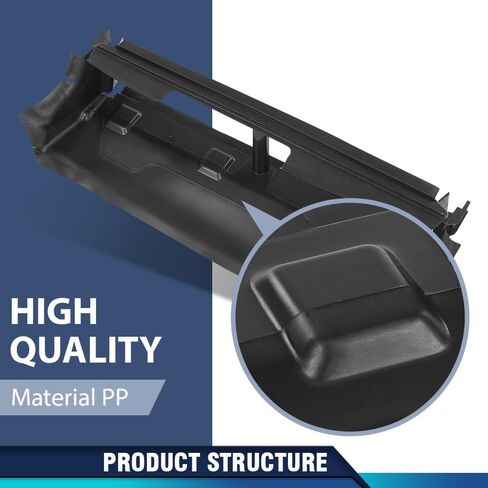 PIT66 Upper Radiator Core Support Deflector Black Compatible with Ford Focus 2012-2014 CP9Z8312B, BM51-8312-AC, CM51-8312-AA in Saudi Arabia