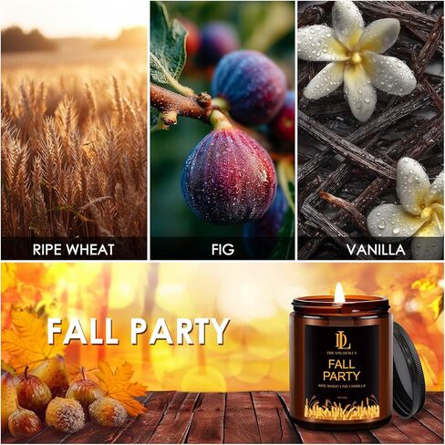 Scented Candles for Home - Candle Gifts for Men Birthday, Anniversary - Soy Candles for Home Scented, Men Candle in Amber Jar, Lemon Eucalyptus Scented Candles, 7 oz in Saudi Arabia