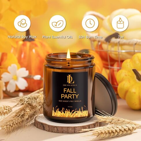 Scented Candles for Home - Candle Gifts for Men Birthday, Anniversary - Soy Candles for Home Scented, Men Candle in Amber Jar, Lemon Eucalyptus Scented Candles, 7 oz in Saudi Arabia