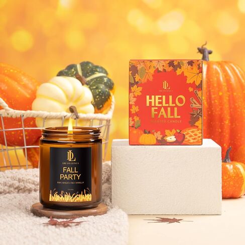 Scented Candles for Home - Candle Gifts for Men Birthday, Anniversary - Soy Candles for Home Scented, Men Candle in Amber Jar, Lemon Eucalyptus Scented Candles, 7 oz in Saudi Arabia