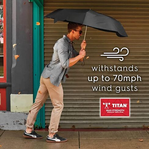 totes Titan® Auto Open Close Umbrella with water repellant technology in Saudi Arabia