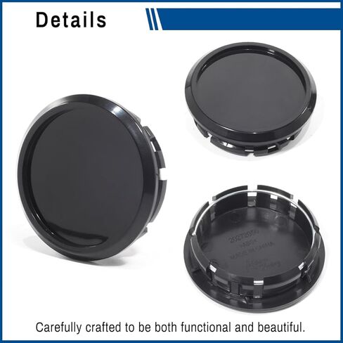 2.66In Wheel Center Cap for 2005-2014 Ford Mustang 16'' 17'' 18'' Rim Hubcap PN: BR33-1A096 4R33-1A096 5W1J-1A096 4R3Z-1130 5R3Z-1130 8R3Z-1130, 4 PCS, Black in Saudi Arabia