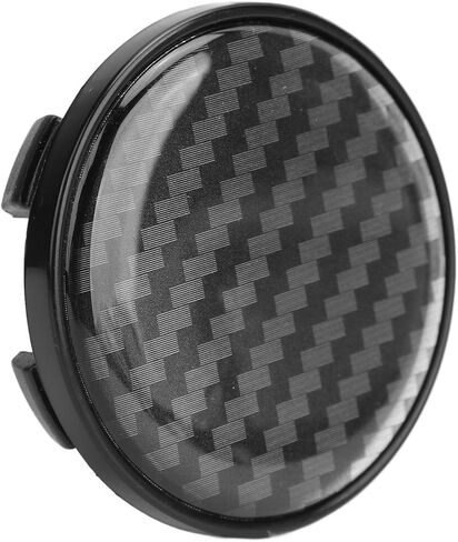 4pcs Universal Carbon Fiber Style Wheel Center Caps 54mm Plastic Hub Cap Covers for Car Rims Elastic Security Ring for Firm Fit in Kuwait