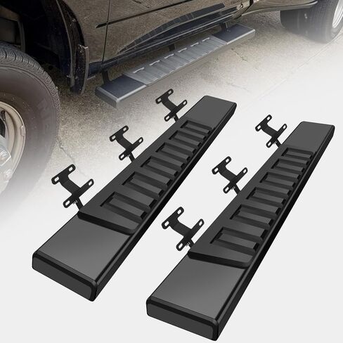 COMNOVA 6 inch Regular Running Boards Compatible with 2017-2026 Ford F250 F350 F450 F550 Superduty Regular/Standard/Single Cab, Carbon Steel Black Truck Side Step, Nerf Bars for F250. in Saudi Arabia