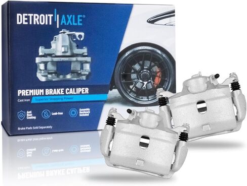 Detroit Axle - Front 2pc Brake Calipers for Honda Civic Accord CR-Z Fit Acura ILX, 2 Disc Brake Calipers w/Bracket Replacement in Saudi Arabia
