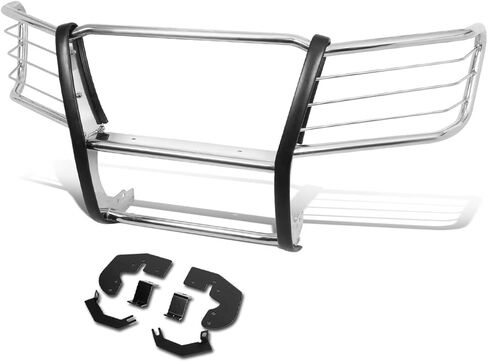 Auto Dynasty Mild Steel Front Bumper Headlight/Grille Brush Guard Compatible with 04-12 Chevy Colorado/GMC Canyon in Saudi Arabia