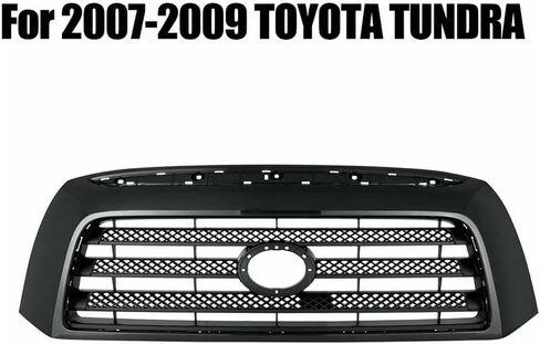 شبكة مصد متوافقة مع 2007 2008 2009 To.yo.ta Tundra مع إطار قابل للطلاء باللون الأسود اللامع TO1200300، 531000C151 in Saudi Arabia