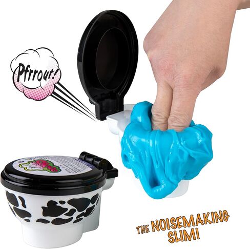 عبوة من قطعتين من ORB Goooze Ultra Toilet Slimi - مراحيض مرحة ومبتكرة ومراحيض ألعاب - اصنع أصوات حمام سخيفة ومزحة بأصدقائك - لعبة حسية جديدة وهدية مضمونة لجعل الأطفال والكبار يضحكون in Saudi Arabia