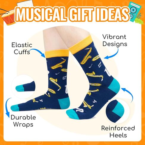 Zmart Drum Gifts for Men Women Teen - Drummer Socks Drumming Gifts, Drumline Gifts Percussion Music Gifts in Kuwait