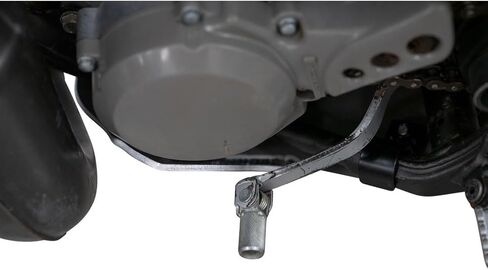 TUSK Aluminum Skid Plate Silver for Kawasaki KX112 2022-2024 in Saudi Arabia