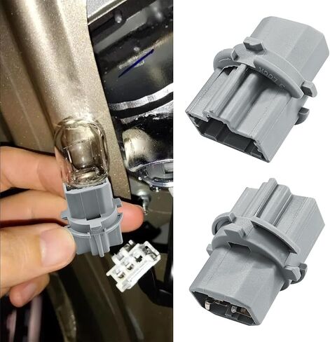 2PCS Car Tail Light Socket, Brake Light Socket, Turn Signal Lights Wire Harness Plug Holder, Car Accessories Compatible with Honda Civic Accord CL RL TSX T20W 09-13, Replace OEM#33515-S50-003 in Saudi Arabia