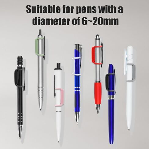 12pcs Magnetic Pen Holders, Adjustable Silicone Marker Holder Pencil Organizer Storage Magnetic Pen Holder for Refrigerator Fridge Whiteboard Classroom Office Desk Accessories (Multicolor) in Saudi Arabia