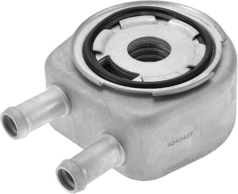 1 Pc Engine Oil Cooler for Hyundai Santa Fe 2010-2012 Engine Transmission Oil Cooler No.264102G100 Silver Tone Aluminum Alloy in Saudi Arabia