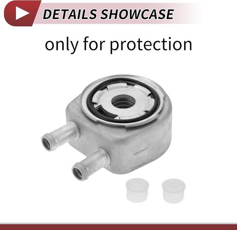 1 Pc Engine Oil Cooler for Hyundai Santa Fe 2010-2012 Engine Transmission Oil Cooler No.264102G100 Silver Tone Aluminum Alloy in Saudi Arabia