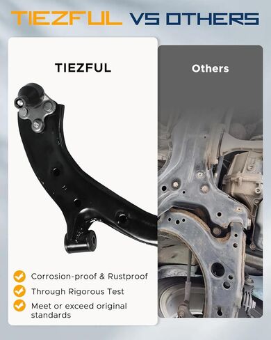 12PCS Front Lower Control Arm Fits 2006-2011 Civic All Non-SI Models w/Ball Joints Suspension Kit in Saudi Arabia