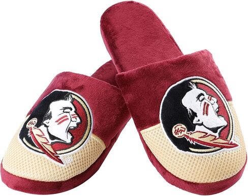 FOCO Texas Longhorns NCAA Mens Team Logo Staycation Slippers - S in Saudi Arabia