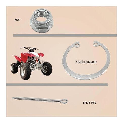 Steering Bushing Bearing Seal Nut Kit Replacement for Honda for Recon 250 TRX250TE/TM 1997-2024 in Saudi Arabia