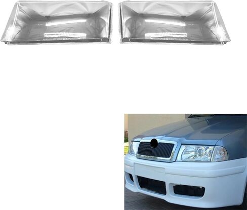 Compatible For Skoda Compatible For Octavia 2001 2002 2003 2004 Headlight Shell Lamp Shade Transparent Lens Cover Headlight Cover in Saudi Arabia