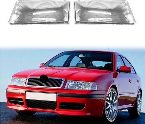 Compatible For Skoda Compatible For Octavia 2001 2002 2003 2004 Headlight Shell Lamp Shade Transparent Lens Cover Headlight Cover in Saudi Arabia