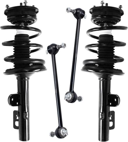 Detroit Axle - 4pc Front Struts Sway Bars for Ford 2005 2006 2007 Freestyle, 2 Struts with Coil Spring Assembly 2 Sway Bar End Links Replacement Suspension Kit in Saudi Arabia