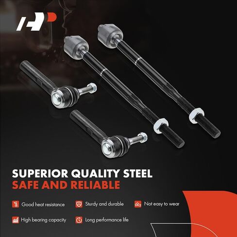 A-Premium Set of 6, Front Lower Ball Joint, Inner Outer Tie Rod End, Compatible with Jeep Compass 2007-2017, Patriot 2007-2017, Dodge Caliber 2007-2012 in Saudi Arabia