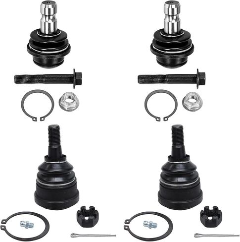 محور ديترويت - مفاصل كروية أمامية 4 قطع لـ 05-19 Nissan Frontier، 05-12 Pathfinder، 05-15 Xterra، 4 مفاصل كروية علوية وسفلية 2005 2006 2007 2008 2009 2010 2011 2012 استبدال in Saudi Arabia