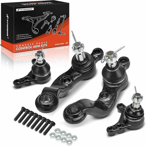 A-Premium Set of 4, Front Upper and Lower Ball Joints Kit, Compatible with Toyota Tacoma 1996-2004, RWD in Saudi Arabia