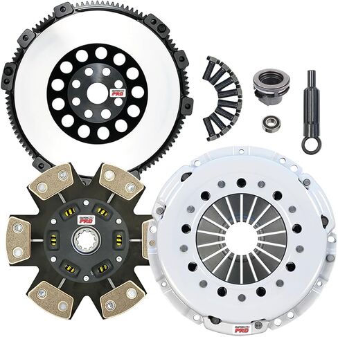 مجموعة القابض ClutchMaxPRO Performance Stage 4 وعجلة الموازنة Chromoly متوافقة مع 1999-03 BMW 323i 323Ci 325i 325Ci 325Xi 328i 328Ci 330i 330Xi 525i 528i 530i Z3 E36 E39 E46 E85 E86 (CP03049HDCLSF-ST4) in Saudi Arabia