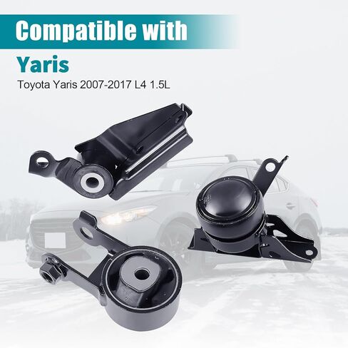 Engine Motor & Transmission Mount Kit 4pcs Compatible with Fits 2007-2009 Toyota Camry 2.4L Replace A4274 A4288 A4295 A62009 in Kuwait