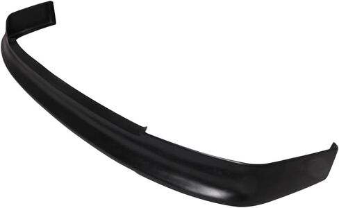 Front Bumper Lip Compatible with 1988-1991 Honda Civic, CS Style PU Black Front Lip Spoiler Splitter Under Chin Spoiler Add On by IKON MOTORSPORTS, 1989 1990 in Saudi Arabia