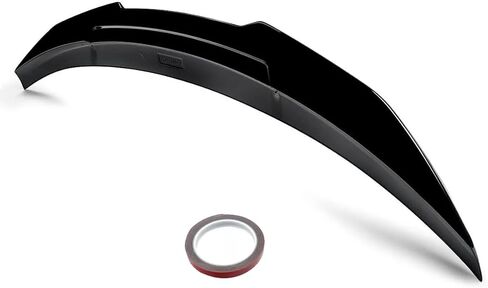 Big Spoiler Wings for 2014-2024 Infiniti Q50 Base Premium Q50S Sport Sedan Rear Trunk Spoiler Lip Tail Wing Trunk Lid PSM Style ABS Glossy Black in Kuwait