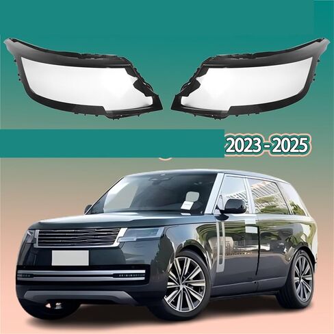 Compatible For Land Rover Range 2023 2024 2025 Headlights Shade Transparent Mask Cover Lens Lampshdade Headlamp Shell(Left Side) in Saudi Arabia