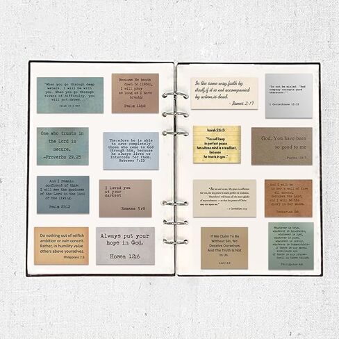 50 PCS Bible Verse Stickers No Repeat Retro Typewriter Style Motivational Quote Stickers for Scrapbooking Water Bottle in Saudi Arabia