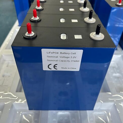 16pcs 3.2V 314Ah Catl Prismatic Lithium Iron Phosphate Battery Cells MB31 280 300 320 330 ah lfp Grade a Square Lifepo4 Battery Cell with M6 Screws and Bus Bar in Saudi Arabia