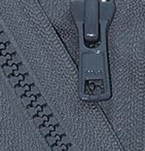 YKK® 24" Vislon Zipper ~ YKK #5 Molded Plastic Sport Zipper ~ Separating - 579 Dark Grey (1 Zipper/Pack) in Saudi Arabia