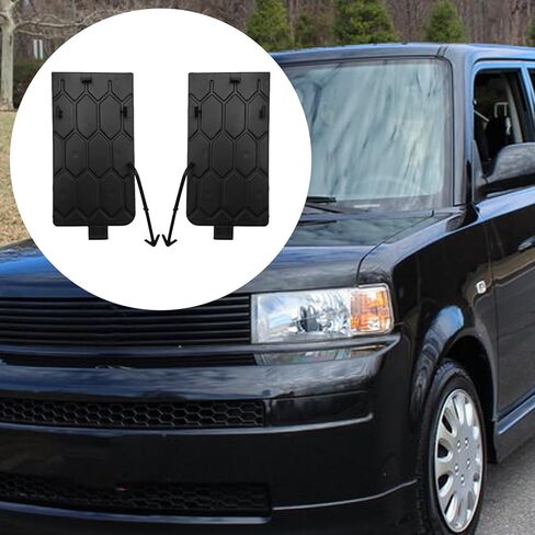 زوج واحد من غطاء مصباح الضباب 5213352051 (يسار ويمين)، بديل لقاعدة Scion XB 2004-2006، يستبدل 5213452051 SC1027100 SC1024100 in Saudi Arabia