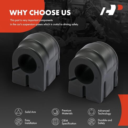 A-Premium 2 x Front To Frame Sway Bar Bushing Kit, Compatible with Ford Edge 2015-2022 & Nautilus 2019-2022 in Saudi Arabia