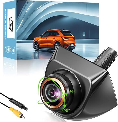 AHD1080P Backup Camera with 360 °Rotatable, 170 °Wide Angle, Clear Night Vision, IP68K Waterproof Vehicle Front/Side/Rear Camera in Saudi Arabia