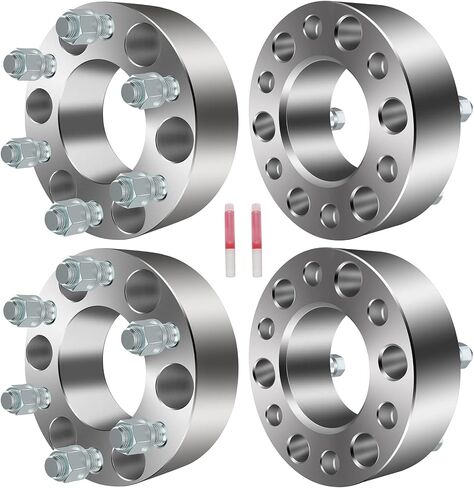 ECCPP 4PCS 6x135mm Wheel Spacers 2 inch 6 Lug 6x135 to 6x135 with 14x2 Studs 87.1mm Hub for 2003-2014 for ford Expedition 2004-2014 for ford for F150 2006-2014 for Lincoln Mark LT in Saudi Arabia