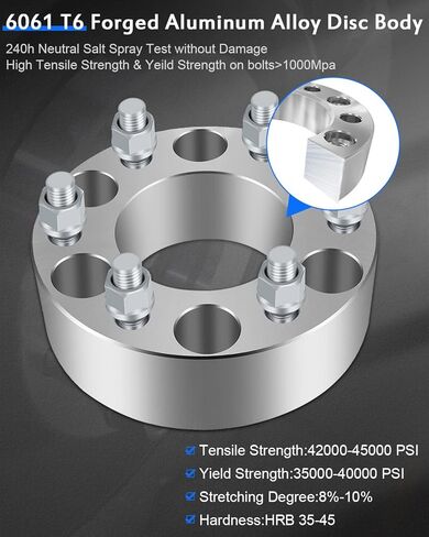 ECCPP 4PCS 6x135mm Wheel Spacers 2 inch 6 Lug 6x135 to 6x135 with 14x2 Studs 87.1mm Hub for 2003-2014 for ford Expedition 2004-2014 for ford for F150 2006-2014 for Lincoln Mark LT in Saudi Arabia