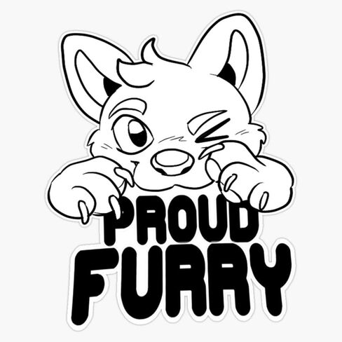 MAGNET Proud Furry Magnetic Sticker Vinyl Waterproof Magnet Decal Car 5" in Saudi Arabia