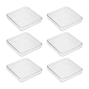 Othmro Rectangular Plastic Petri Dish 100mmx17mm Pipettes for Culturing Cells and Other Scientific 10pcs