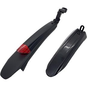 Silfrae Adjustable Standard 26 inch Mountain Bike Splash Guard Bike Fenders Set Front and Rear