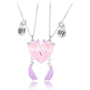 Bopiu Friendship Necklace,Bff Best Friend Necklaces Set Birthday Jewelry Gifts