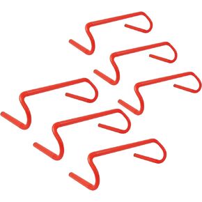 YEXEXINM 6 عبوات من حواجز تدريب سرعة الرشاقة - 6 بوصات حواجز تدريب خفة الحركة قابلة للفصل - معدات ممارسة رياضية للرياضيين وكرة القدم وكرة السلة